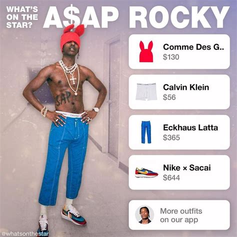 asap rocky bunny ears outfit.